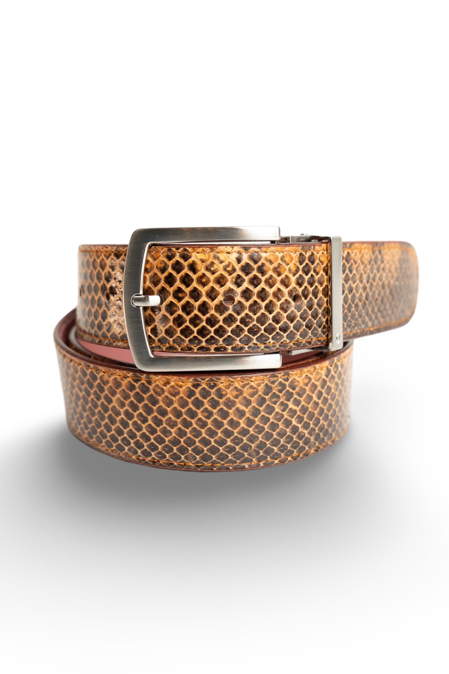 Snakeskin Leather Belts