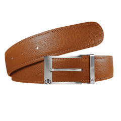 Full Grain leather strap with Classic Silver prong buckle