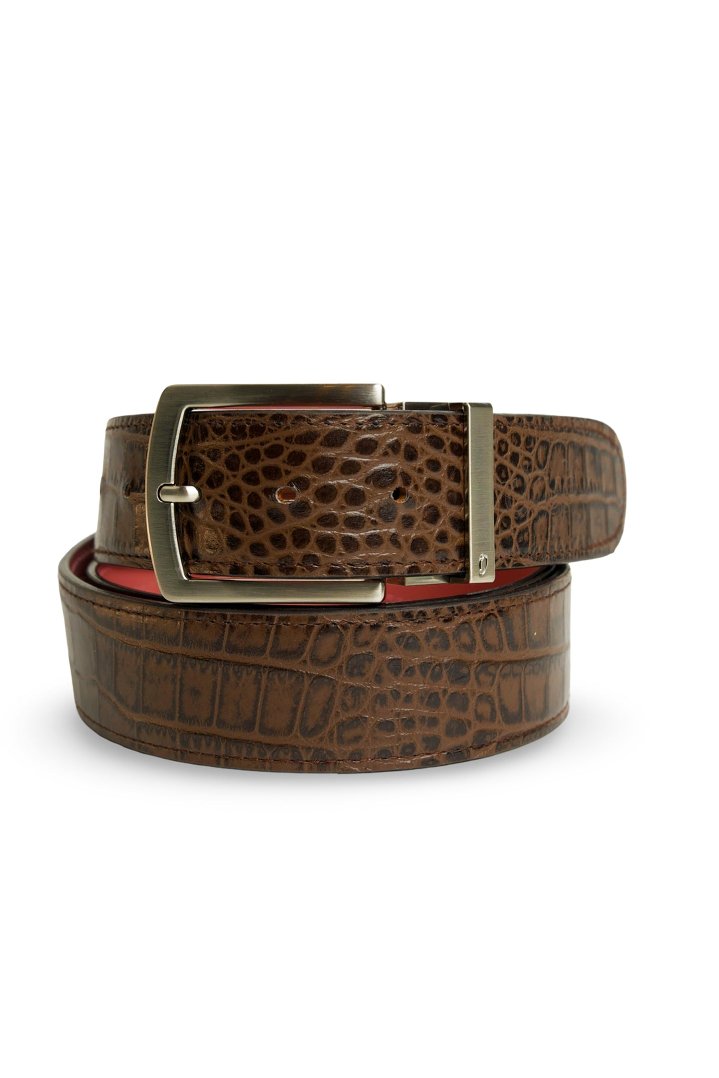 Brown crocodile Belts