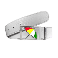 White lizard leather strap with Arnold Palmer buckle