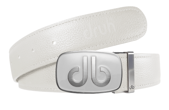 Full Grain White Belt
