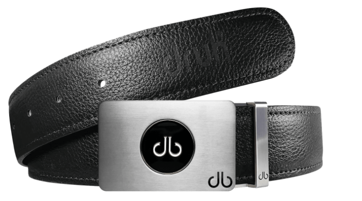 Black / Ballmarker Full Grain Leather Belts Druh Belts and Buckles | US & Canada