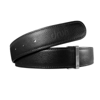 Black Full Grain Leather Belt Straps Druh Belts USA