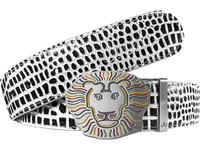 Black & White Crocodile John Daly Belts Druh Belts USA