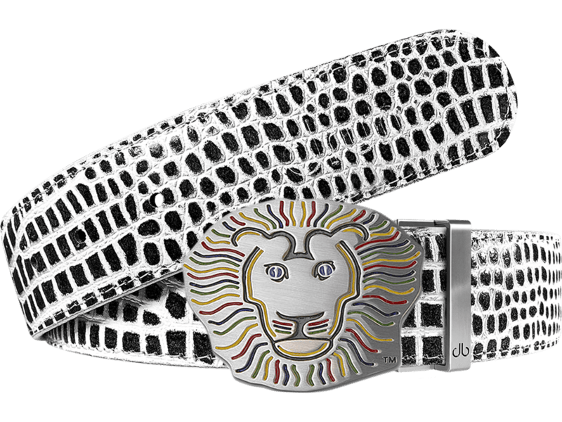 Black & White Crocodile John Daly Belts Druh Belts USA