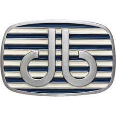 db Stripe Buckle - Blue and White