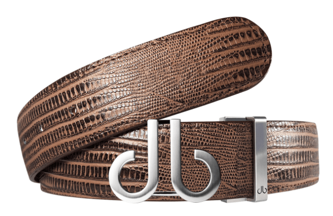 Brown Lizard / Icon Lizard Leather Belts Druh Belts and Buckles | US & Canada