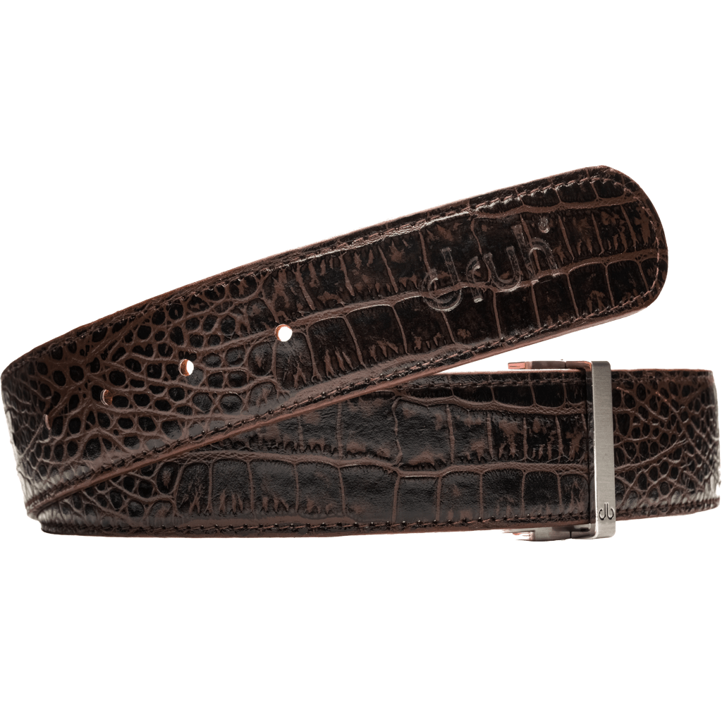Crocodile Leather Collection Druh Belts USA