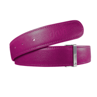 Fuschia Full Grain Leather Belt Straps Druh Belts USA