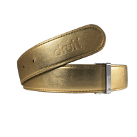 Gold Leather Strap