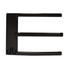 Classic Prong Buckle with Black Detail - Matte Black