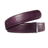 Purple Full Grain Leather Belt Straps Druh Belts USA