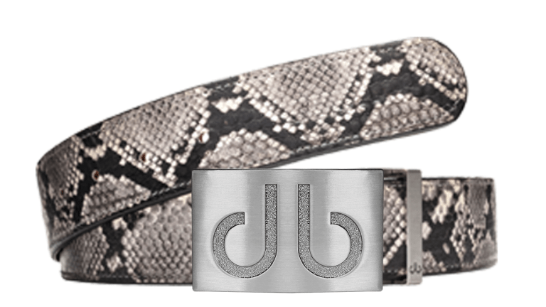 Python / Embossed Snakeskin Leather Belts Druh Belts USA