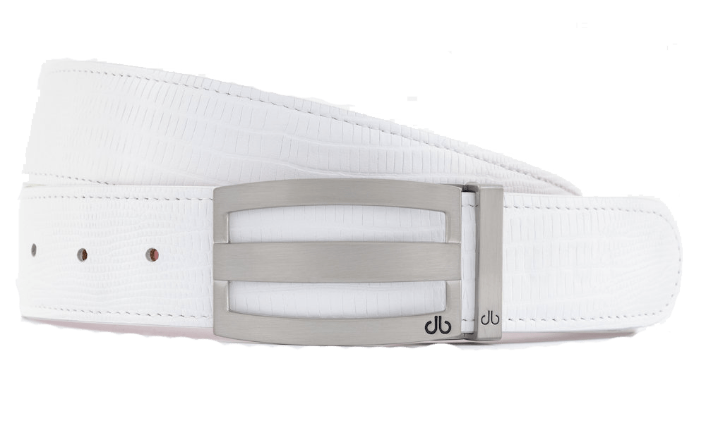 White golf sales belts for mens