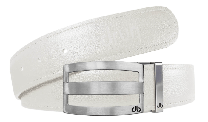 HUGO - Grained-leather belt with logo buckle