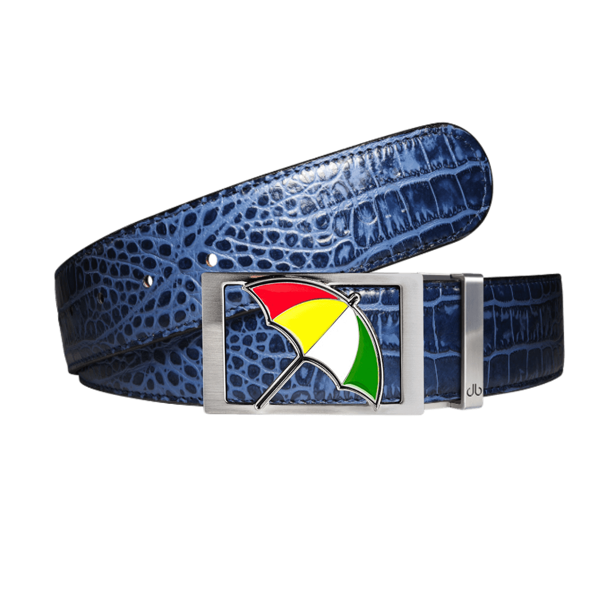 Blue Crocodile Leather Strap with Arnold Palmer buckle