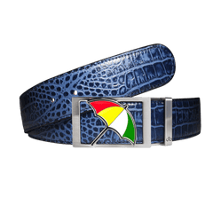 Blue Crocodile Leather Strap with Arnold Palmer buckle