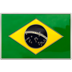 Brazil Flag Buckle