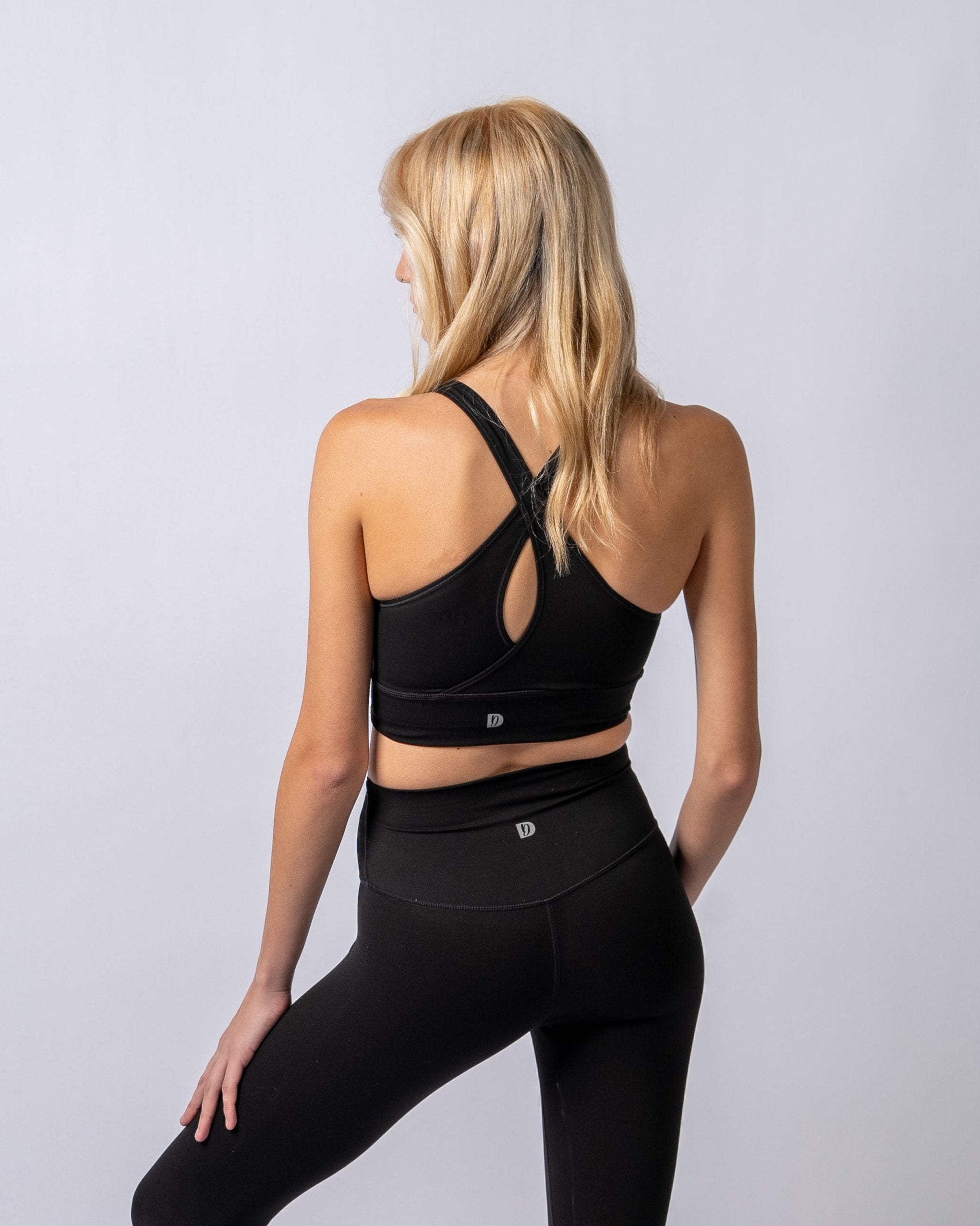 PureMotion Black Sports Bra