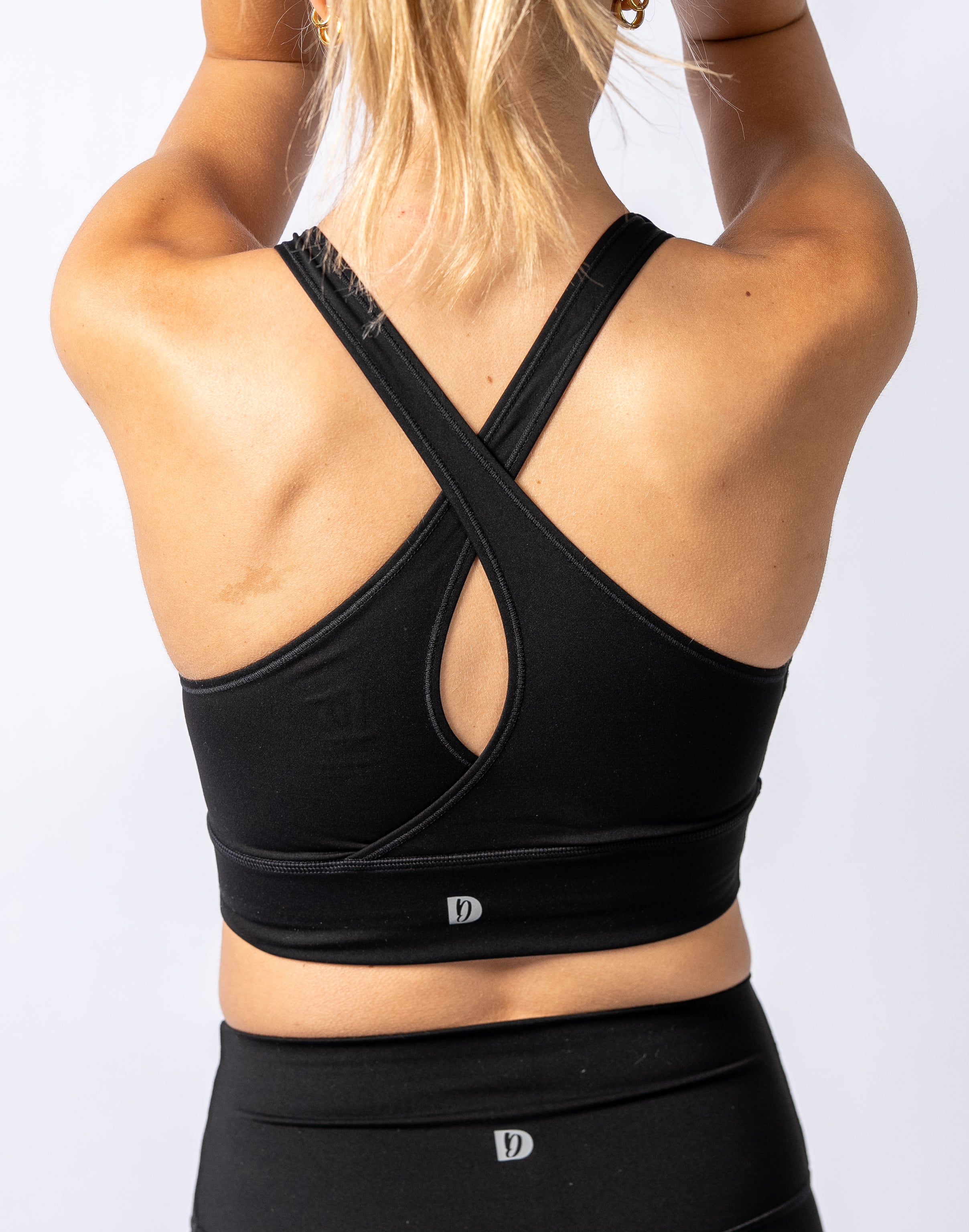 PureMotion Black Sports Bra