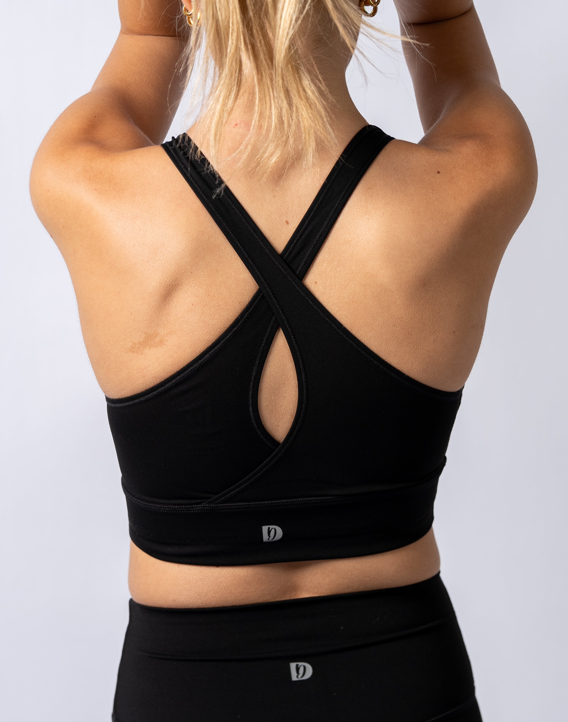 PureMotion Black Sports Bra