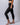 LuxeLift Black Ribbed Leggings