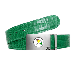 Green Crocodile leather strap with Arnold Palmer umbrella ballmarker buckle