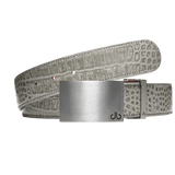 Grey Crocodile Belts