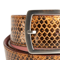 Brown Snakeskin Belts