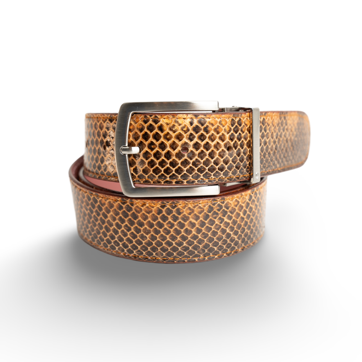 Snakeskin Leather Belts