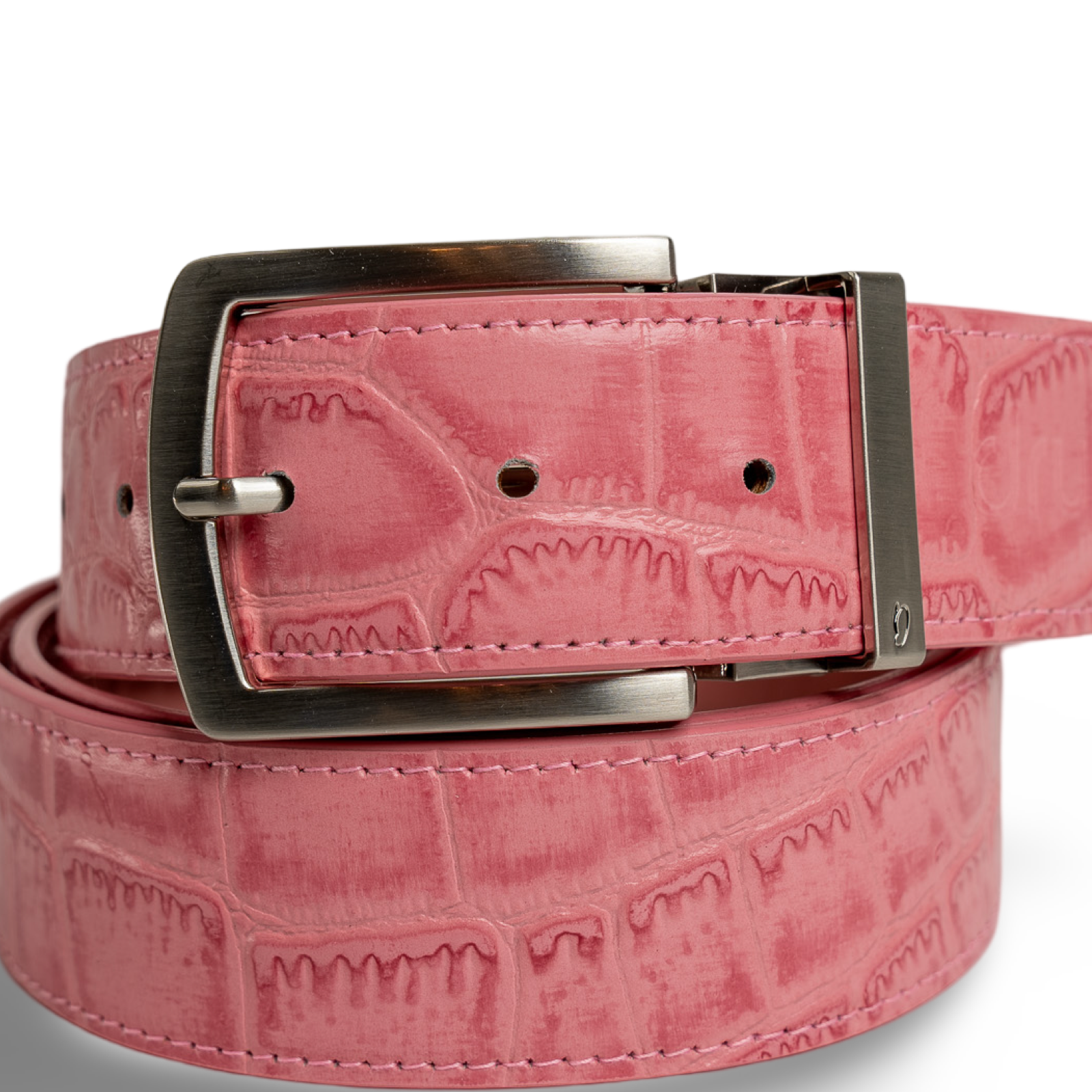 Crocodile Pink Belts