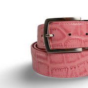 Crocodile Pink Belts