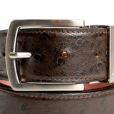 Brown Ostrich Belts