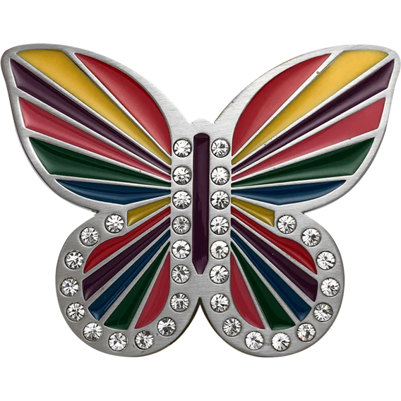 Rainbow Butterfly Buckle
