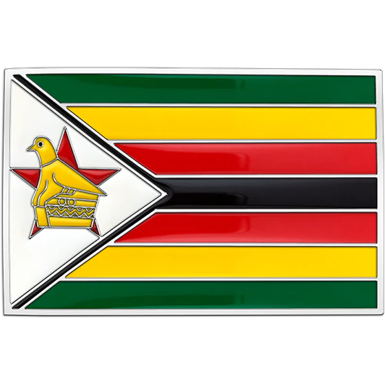 Zimbabwe Flag Buckle