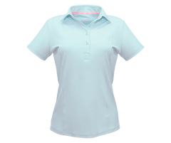 Light Blue Designer Polo Shirt Women