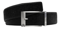 Embossed Leather Belt - db Icon Pattern