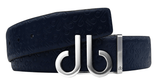 Embossed Leather Belt - db Icon Pattern