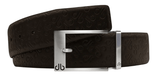 Embossed Leather Belt - db Icon Pattern