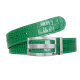 Green Crocodile Belts
