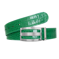 Green Crocodile Belts