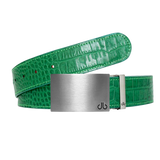 Green Crocodile Belts