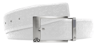 Embossed Leather Belt - db Icon Pattern