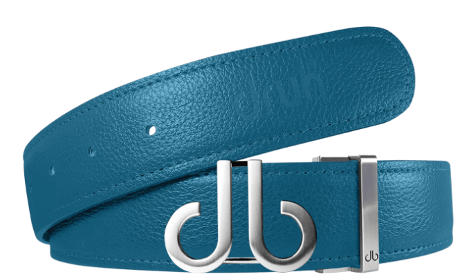 Aqua / Icon Full Grain Leather Belts Druh Belts and Buckles | US & Canada