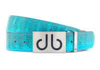 Aqua / Infill Snakeskin Leather Belts Druh Belts USA