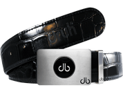 Black / Ballmarker Crocodile Leather Belts Druh Belts USA