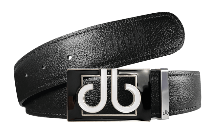 Black / Color Thru Full Grain Leather Belts Druh Belts and Buckles | US & Canada