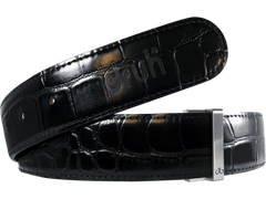 Black Crocodile Leather Collection Druh Belts USA