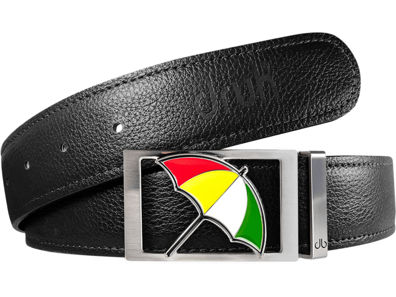Arnold Palmer Golf Belt Full Grain Leather Black