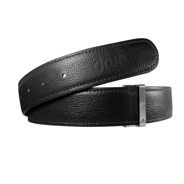 Black Full Grain Leather Belt Straps Druh Belts USA
